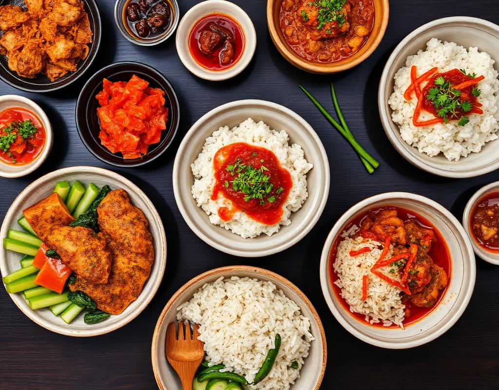 Korean fusion table spread
